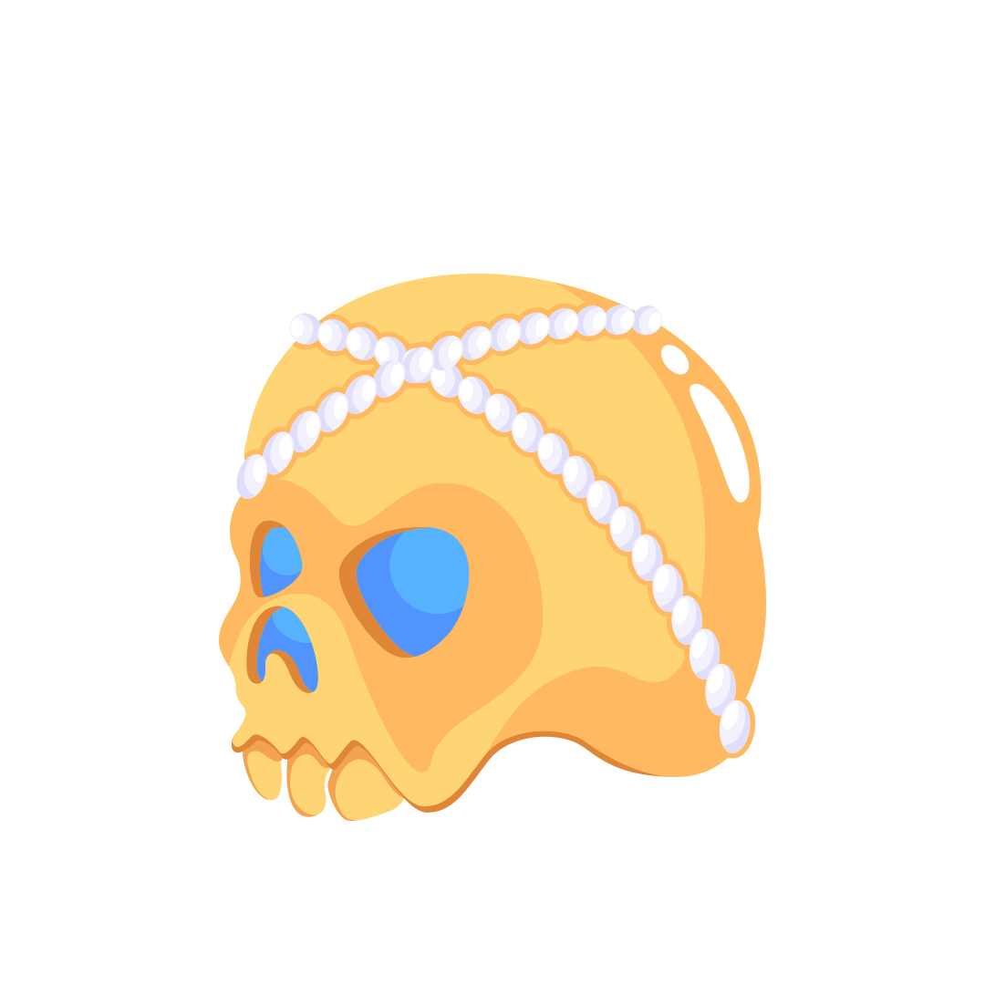 Gold Skull